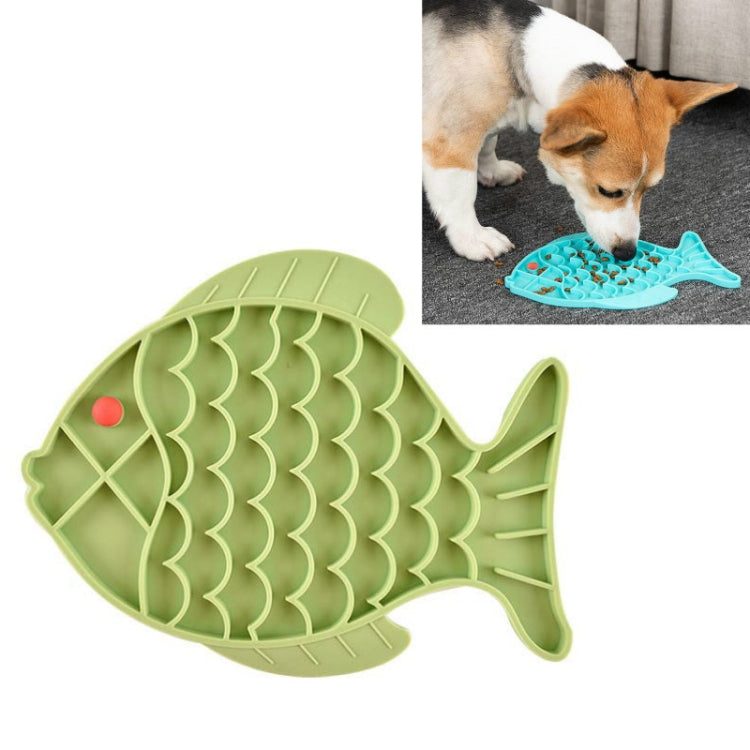 2 uds., alfombrilla de silicona para comida lenta para perros y gatos, cuenco antiestrangulamiento, Fish Type, Claw Type, Flower Type