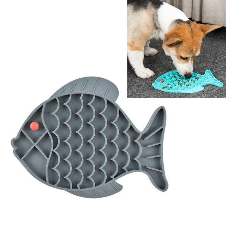 2 uds., alfombrilla de silicona para comida lenta para perros y gatos, cuenco antiestrangulamiento, Fish Type, Claw Type, Flower Type