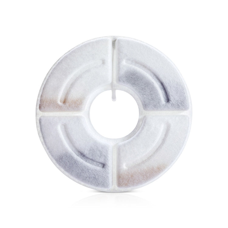 Dispensador de agua automático redondo para mascotas, núcleo de filtro de alto valor de yodo, filtro de carbón activado de cáscara de coco, algodón, 4 PCS/Box, 6 PCS/Box, 8 PCS/Box, 12 PCS/Box