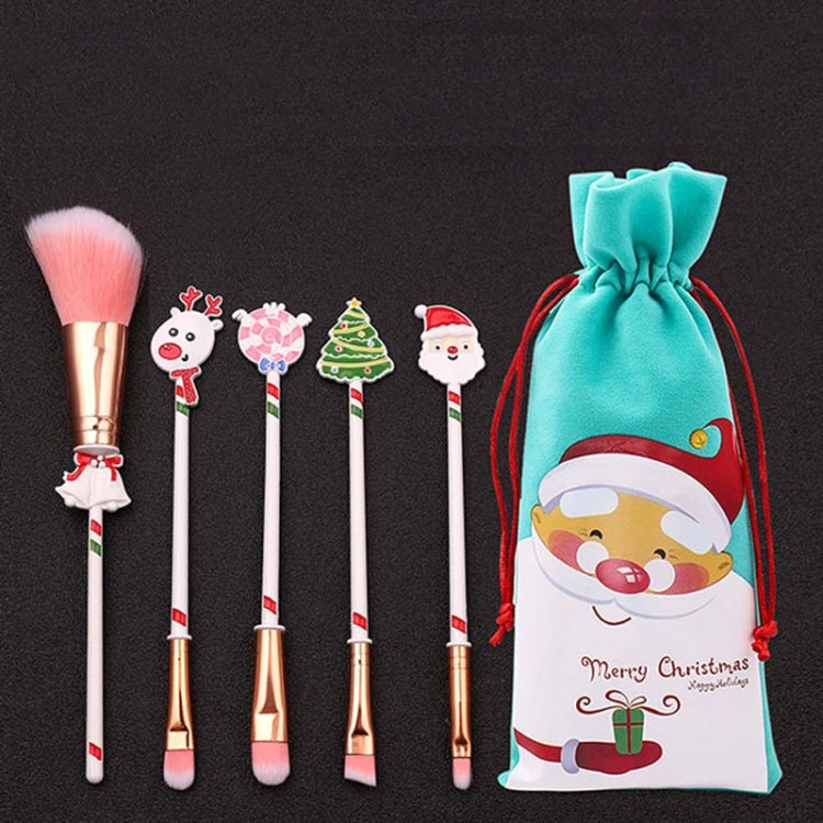 Juego de herramientas de belleza para principiantes, regalo de pincel de maquillaje navideño, alce, Five Long Style-Single Side, Six Long Style-Double-Sided, Five Shorts 1-Double Sided, Five Shorts 2-Double Sided, Five Shorts 3-Double Sided            ...