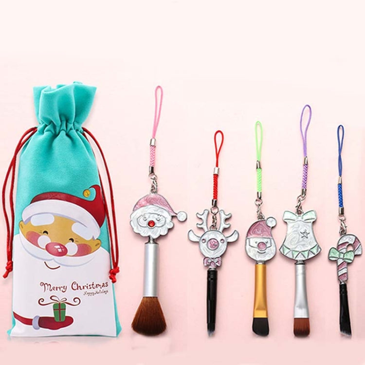 Juego de herramientas de belleza para principiantes, regalo de pincel de maquillaje navideño, alce, Five Long Style-Single Side, Six Long Style-Double-Sided, Five Shorts 1-Double Sided, Five Shorts 2-Double Sided, Five Shorts 3-Double Sided            ...