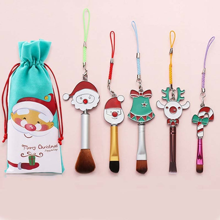 Juego de herramientas de belleza para principiantes, regalo de pincel de maquillaje navideño, alce, Five Long Style-Single Side, Six Long Style-Double-Sided, Five Shorts 1-Double Sided, Five Shorts 2-Double Sided, Five Shorts 3-Double Sided            ...