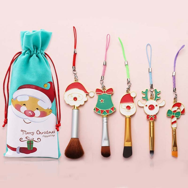 Juego de herramientas de belleza para principiantes, regalo de pincel de maquillaje navideño, alce, Five Long Style-Single Side, Six Long Style-Double-Sided, Five Shorts 1-Double Sided, Five Shorts 2-Double Sided, Five Shorts 3-Double Sided            ...