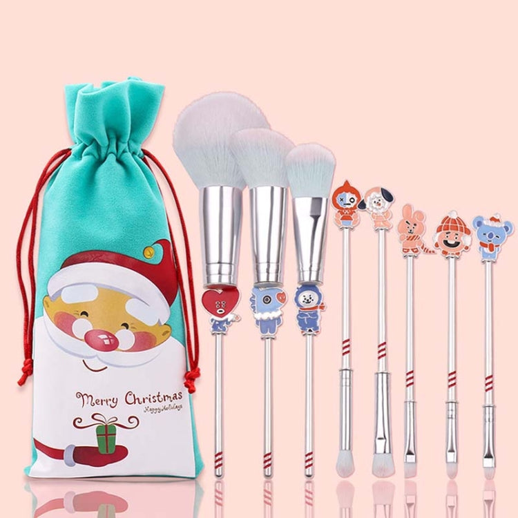 Juego de herramientas de belleza para principiantes, regalo de pincel de maquillaje navideño, alce, Five Long Style-Single Side, Six Long Style-Double-Sided, Five Shorts 1-Double Sided, Five Shorts 2-Double Sided, Five Shorts 3-Double Sided            ...