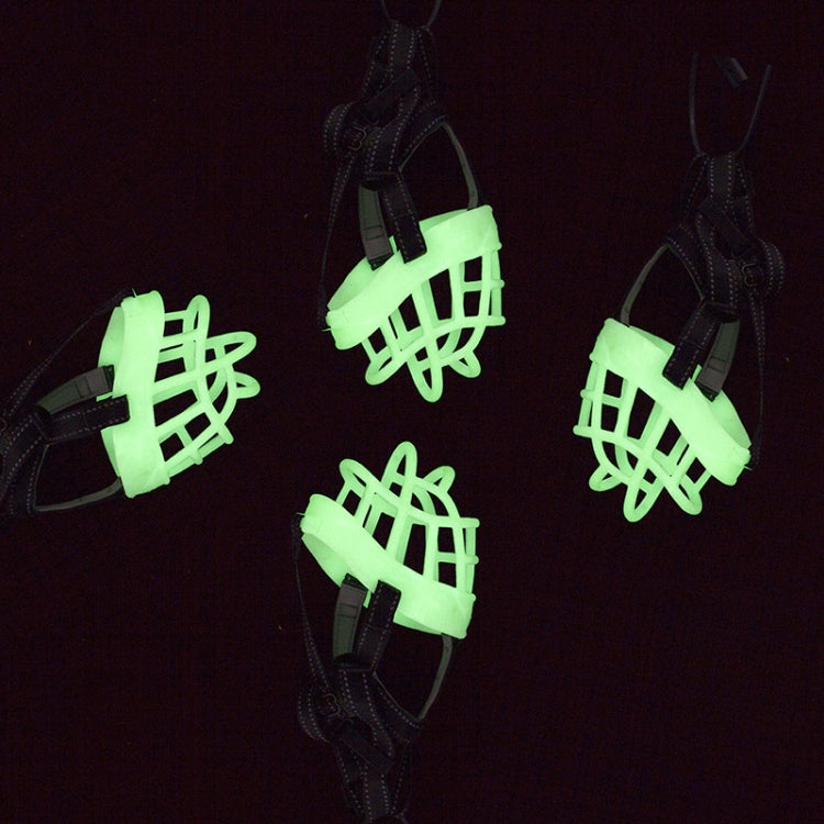 Cubierta fluorescente para la boca del perro, máscaras para mascotas, antimordeduras y tapones para ladridos, suministros para mascotas, Number 1, Number 2, Number 3, Number 4, Number 5