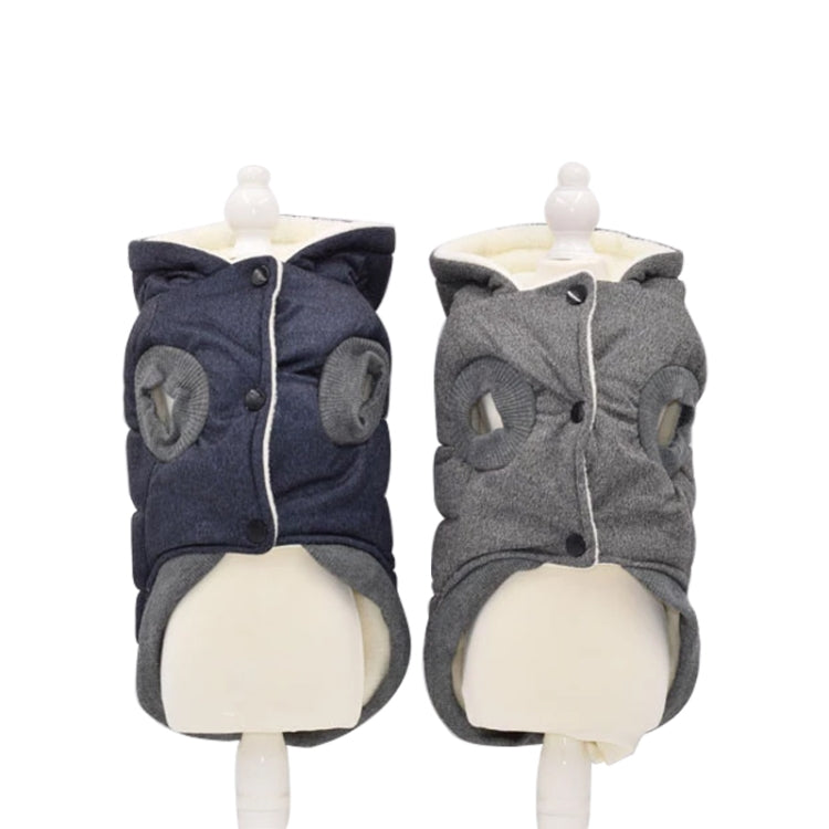 Abrigo acolchado de invierno Chaqueta de algodón súper cálida y suave para perro mascota, S, M, L, XL, XXL