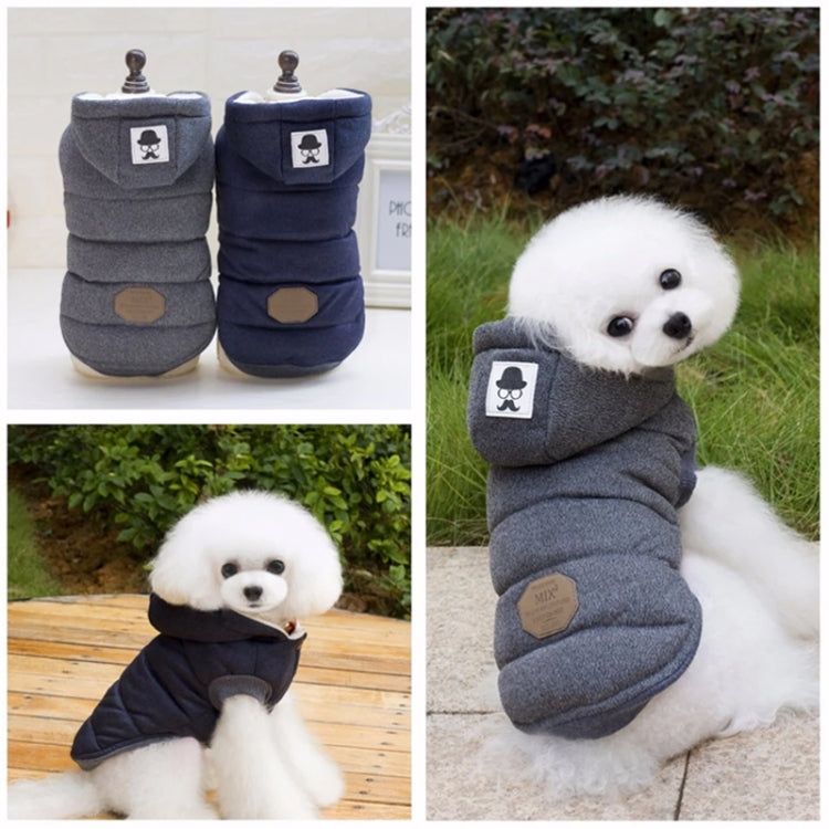 Abrigo acolchado de invierno Chaqueta de algodón súper cálida y suave para perro mascota, S, M, L, XL, XXL