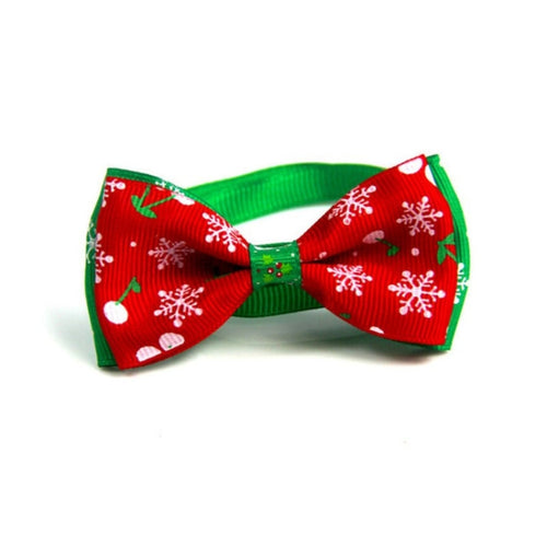 5 uds Navidad vacaciones Gato perro Collar pajarita correa ajustable para el cuello gato accesorios de aseo para perros producto para mascotas