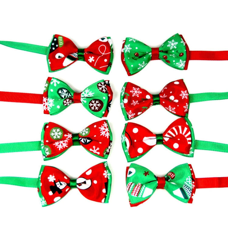 5 uds Navidad vacaciones Gato perro Collar pajarita correa ajustable para el cuello gato accesorios de aseo para perros producto para mascotas