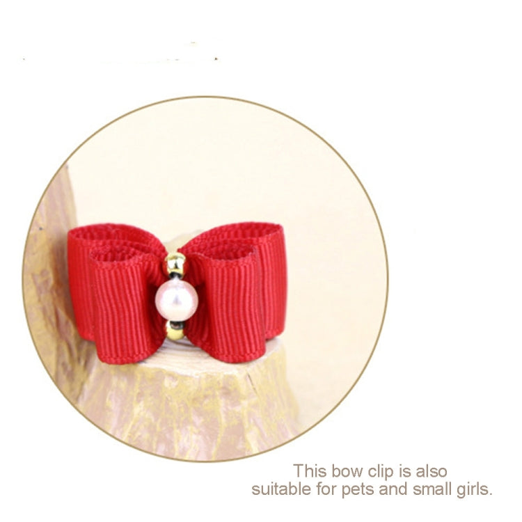 2 uds. Corbatas para perros con lazo adorable hechas a mano con lazo para perro, Loverly Bowknot Dog Ties