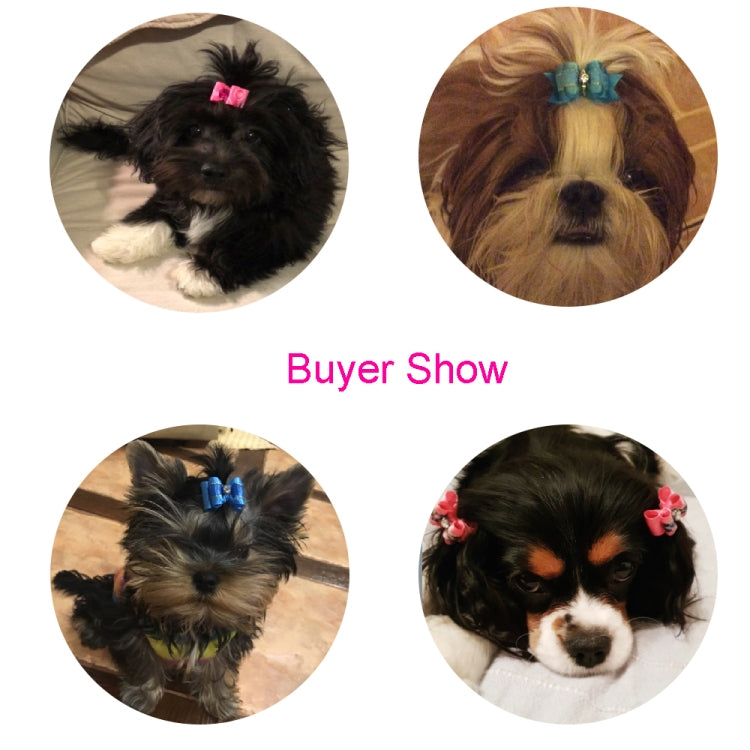 2 uds. Corbatas para perros con lazo adorable hechas a mano con lazo para perro, Loverly Bowknot Dog Ties