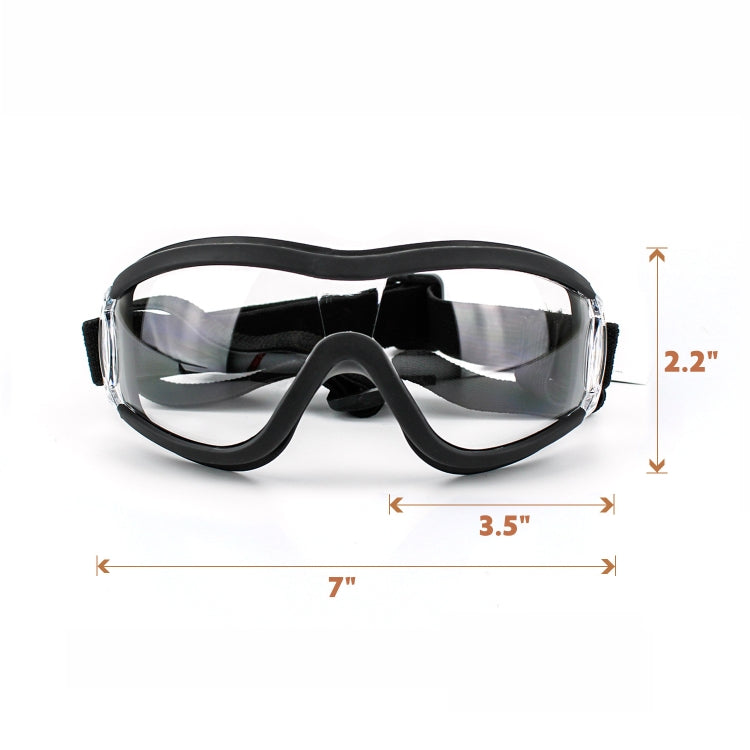 Gafas para mascotas, gafas transparentes para perros, gafas impermeables a prueba de viento y nieve para perros, Transparent Glasses