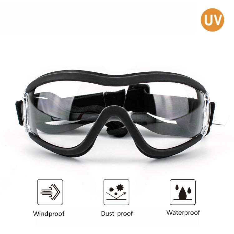 Gafas para mascotas, gafas transparentes para perros, gafas impermeables a prueba de viento y nieve para perros, Transparent Glasses