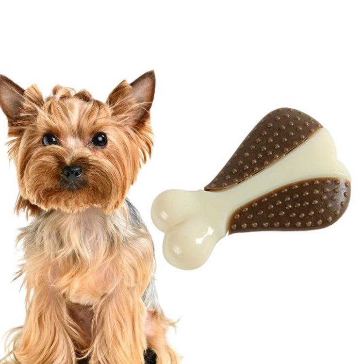 Juguete resistente a mordeduras de mascotas, dientes molares de piel de vaca de nailon, juguete para comer hueso para perros, Small (Steak), Large (Steak), Small  (Chicken Wings), Large (Chicken Wings), Small  (Chicken Leg), Large  (Chicken Leg)