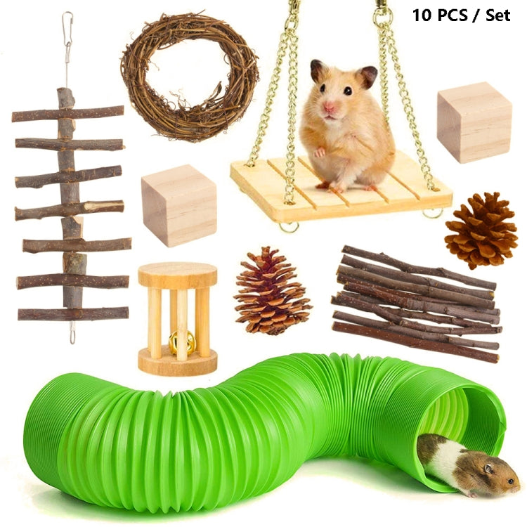 Hámster juguete mascota conejo conejillo de indias loro jugar moler juguetes de madera, 10 PCS / Set, 12 PCS / Set, 9 PCS / Set, 11 PCS / Set