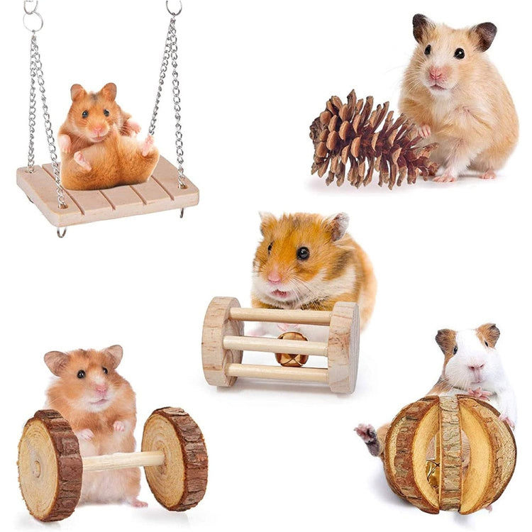 Hámster juguete mascota conejo conejillo de indias loro jugar moler juguetes de madera, 10 PCS / Set, 12 PCS / Set, 9 PCS / Set, 11 PCS / Set