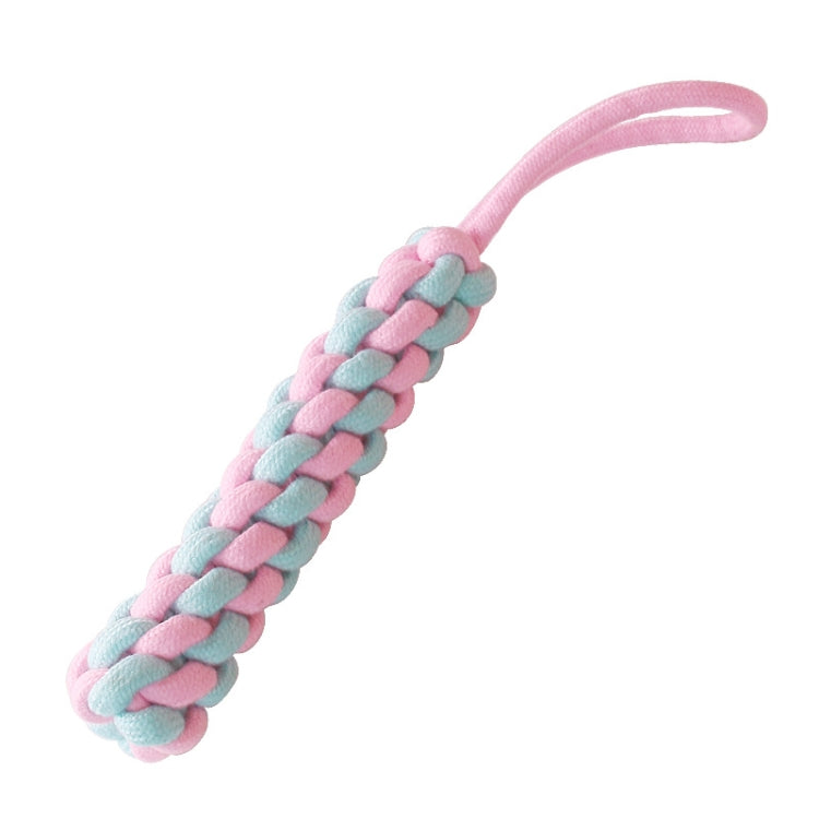 Juguete de limpieza de dientes molares para perros Cuerda de algodón tejida de color caramelo, Cotton Rope Single Ball, Single Ball, Double Ball, Hand Pulling Ball, 5 PCS Dumbbell Ball, 3 PCS Donut, Bone, Corn Stick, 7 Corn Handle Stick                ...