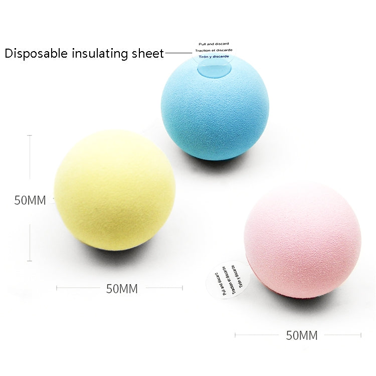 3 PCS Bola de juguete de gato divertido Simulación Animal Vocal Ball, EVA Material