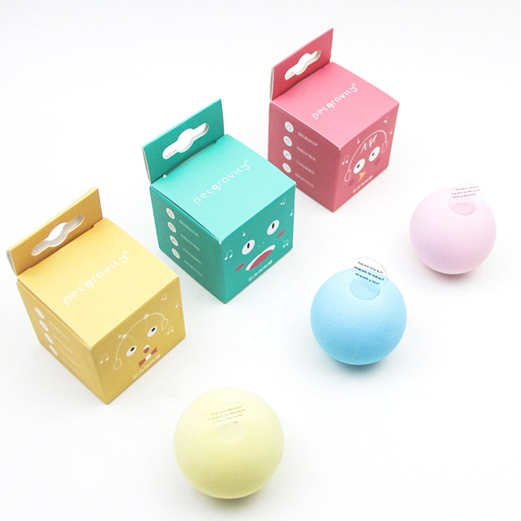 3 PCS Bola de juguete de gato divertido Simulación Animal Vocal Ball, EVA Material