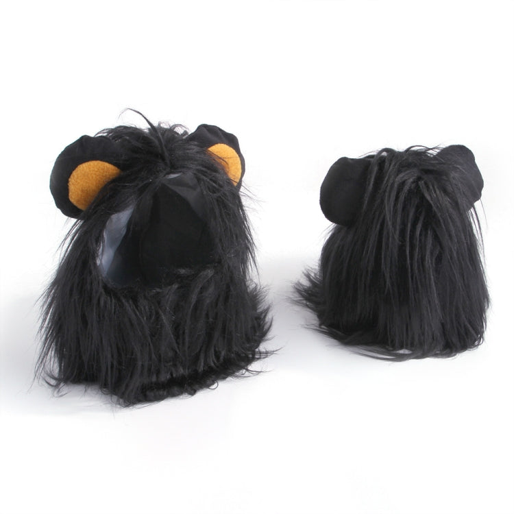 2 uds mascota perro gato imitación León tocado tocado peluca sombrero, S, L