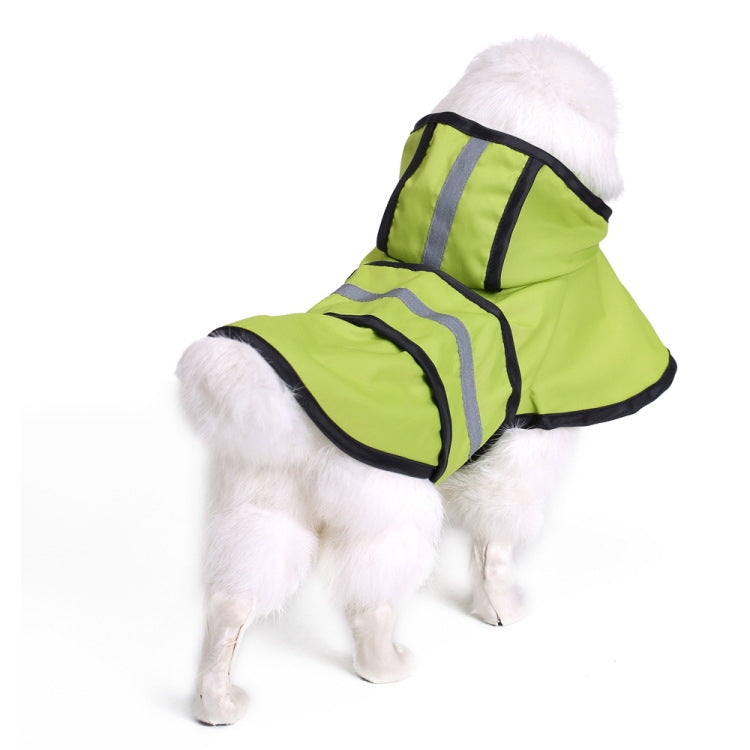 Chubasquero reflectante para mascotas Poncho grande para perros, XS, S, M, L, XL, 2XL, 3XL, 4XL