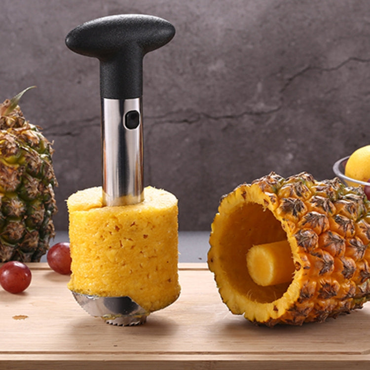 2 uds pelador de piña de acero inoxidable cortador de frutas herramientas de cocina, Pineapple Corer Slicer (Black handle), Pineapple Corer Slicer (Yellow handle), Pineapple Corer Slicer (Fruit Green handle)