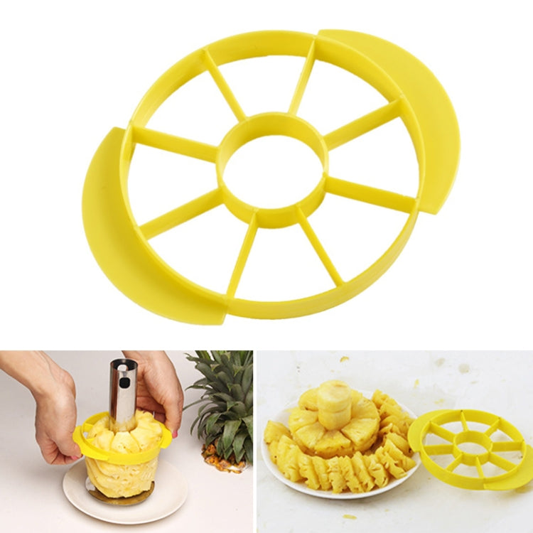 2 uds pelador de piña de acero inoxidable cortador de frutas herramientas de cocina, Pineapple Corer Slicer (Black handle), Pineapple Corer Slicer (Yellow handle), Pineapple Corer Slicer (Fruit Green handle)