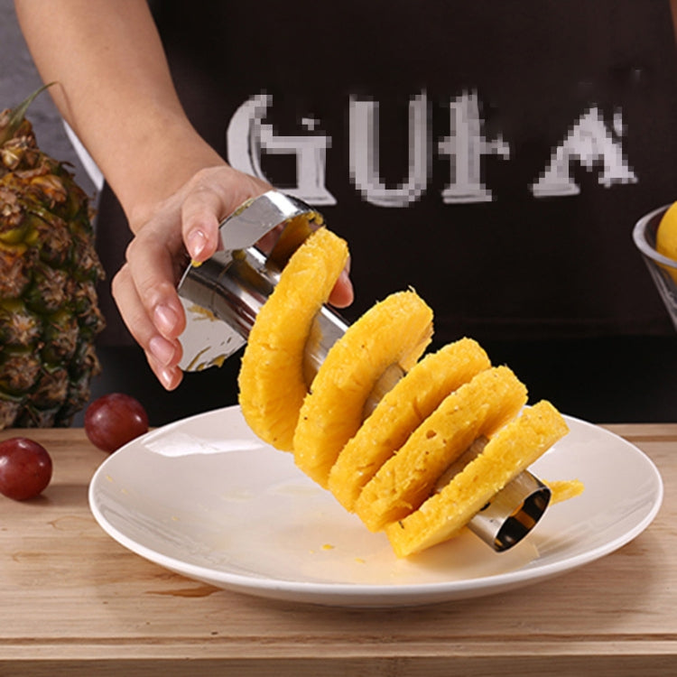 2 uds pelador de piña de acero inoxidable cortador de frutas herramientas de cocina, Pineapple Corer Slicer (Black handle), Pineapple Corer Slicer (Yellow handle), Pineapple Corer Slicer (Fruit Green handle)