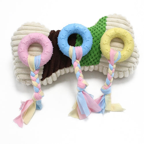 3 uds juguetes para mascotas TPR resistencia a mordeduras suministros para perros juguetes de tela de cuerda de algodón, Big Circle, Circle, Star, Wallery, Triangular, Sub-shot Ball, Pentagar, Big Round Ring, Lantern, Middle Bones, Big Bones, Small Bon...
