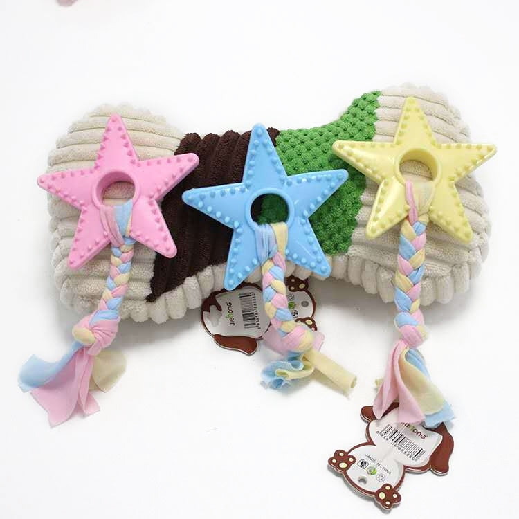 3 uds juguetes para mascotas TPR resistencia a mordeduras suministros para perros juguetes de tela de cuerda de algodón, Big Circle, Circle, Star, Wallery, Triangular, Sub-shot Ball, Pentagar, Big Round Ring, Lantern, Middle Bones, Big Bones, Small Bon...