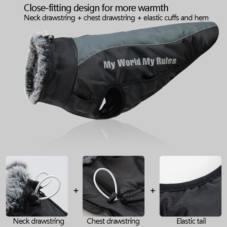 BL-683 Ropa reflectante para perros Keep Warm, XL, XXL, XXXL