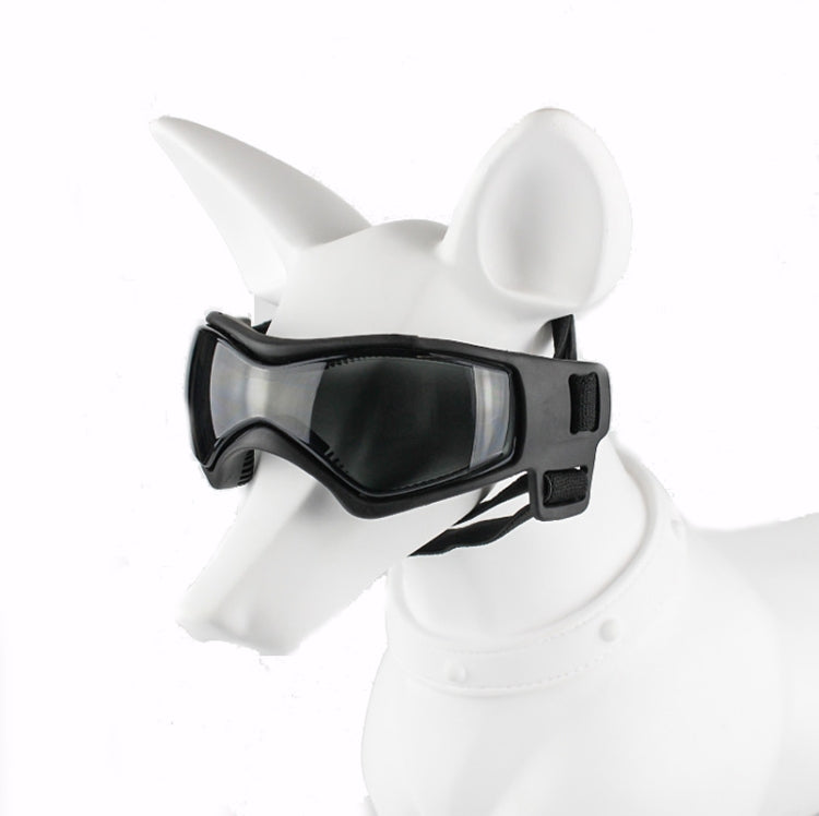 Gafas de sol para perros con montura blanda Anti-UV para mascotas, Rojo, Negro