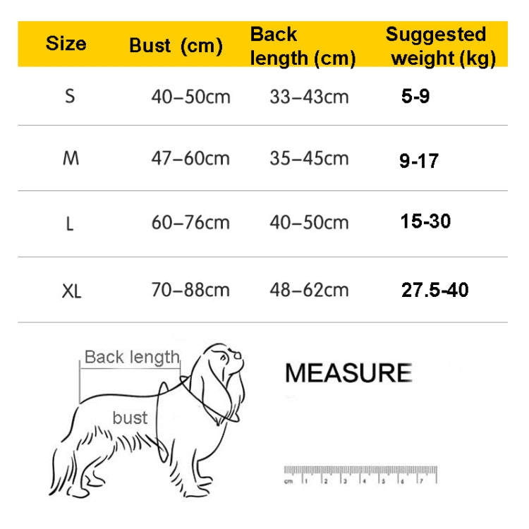 Traje de baño con chaleco salvavidas para perros con estampado reflectante, M, L