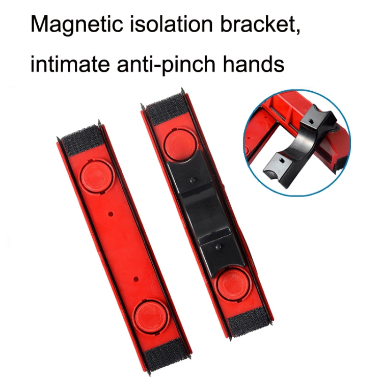 Limpiador de vidrios de gran altura con toallita magnética de doble cara, S1, D2, D3