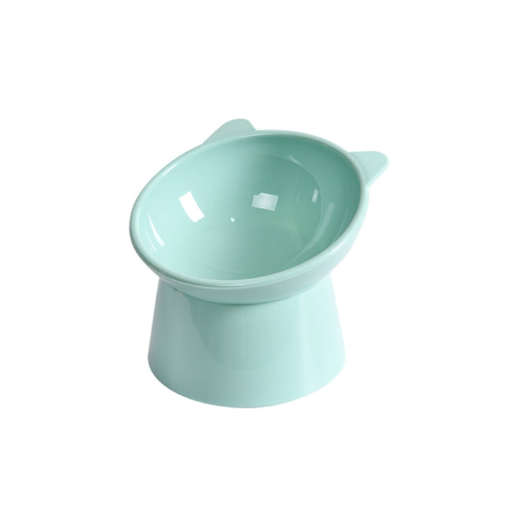 2 uds. Tazón de comida de boca inclinada Cervical con protección alta para mascotas, tazón de plástico antivuelco para gatos, Blue, Pink, Gray