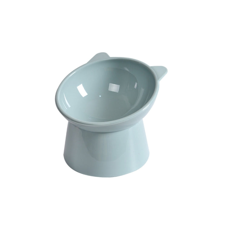 2 uds. Tazón de comida de boca inclinada Cervical con protección alta para mascotas, tazón de plástico antivuelco para gatos, Blue, Pink, Gray