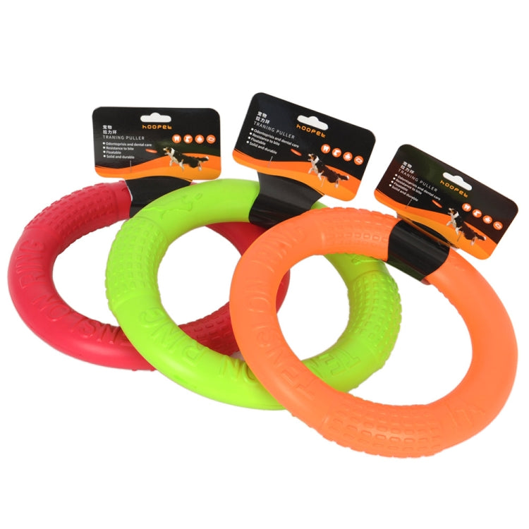 Juguetes para perros Mascotas Anillo de tensión Juguetes de limpieza de dientes, Green Small, Green Large, Orange Small, Orange Large