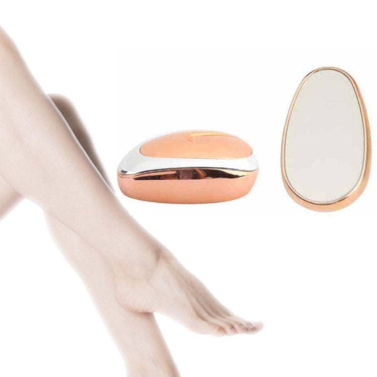 Lady Manual Epilator Crystal Dispositivo de depilación de vidrio exfoliante suave, Roja de rosa, Azul oscuro, Oro de rosa