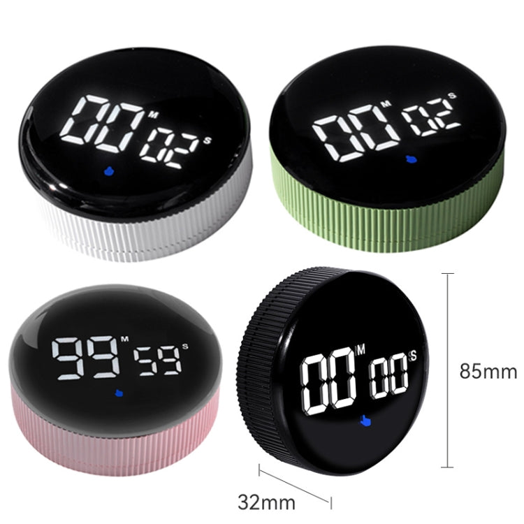 Temporizador de cocina giratorio electrónico LED de pantalla grande GS-302, GS-302 Ivory White, GS-302 Black, GS-302 Pink, GS-302 Green