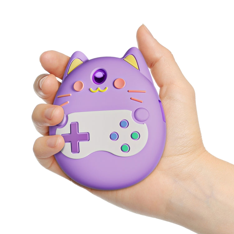 Estuche protector electrónico para mascotas de dibujos animados de silicona, For Tamagotchi pix Purple