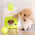 Máquina de recompensa de comida de tenis AFP, alimentador con fugas, máquina de alimentación inteligente para perros, juguete, Green+1 Ball