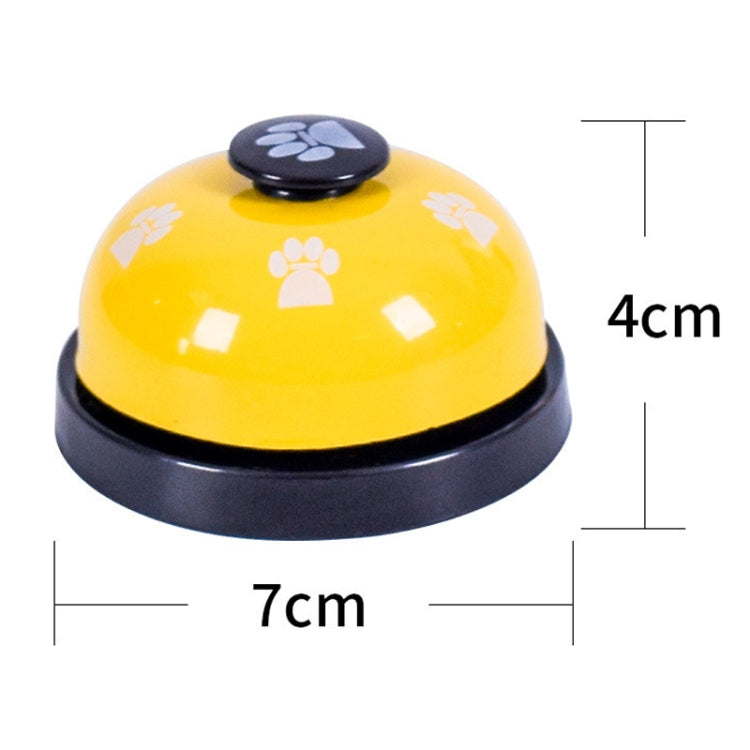 3 uds juguete para mascotas entrenamiento llamado cena campana pequeña huella anillo perro juguetes, 3pcs Pet Bell Red, 3pcs Pet Bell Pink, 3pcs Pet Bell White, 3pcs Pet Bell Royal Blue, 3pcs Pet Bell Yellow