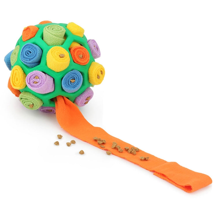 DM202206 Pet Sniffing Ball Perro Oculto Comida Bola de goma Oler Juguetes educativos