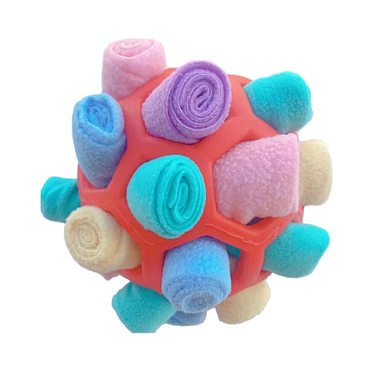 DM202206 Pet Sniffing Ball Perro Oculto Comida Bola de goma Oler Juguetes educativos