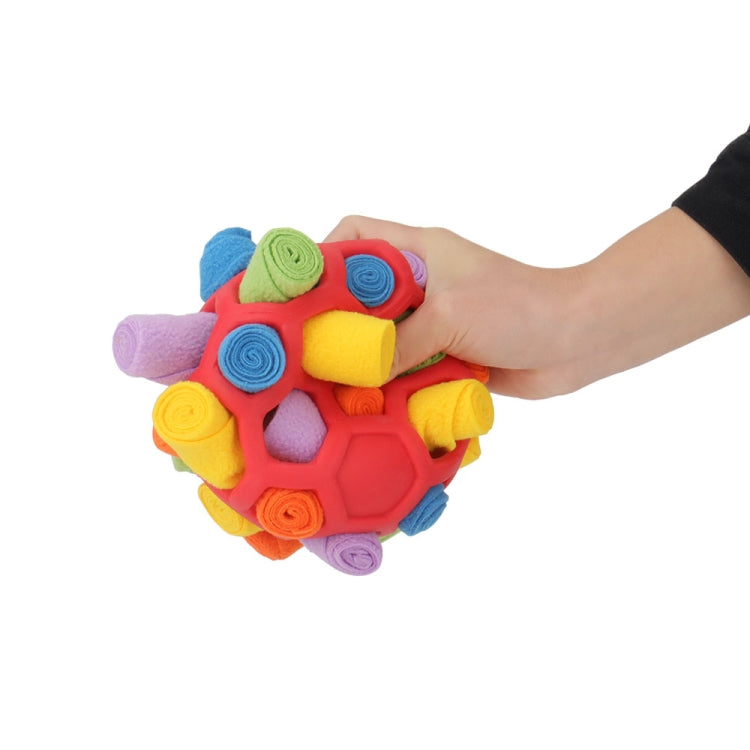 DM202206 Pet Sniffing Ball Perro Oculto Comida Bola de goma Oler Juguetes educativos