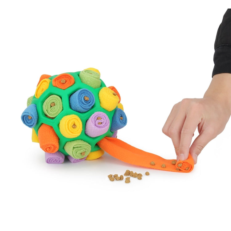 DM202206 Pet Sniffing Ball Perro Oculto Comida Bola de goma Oler Juguetes educativos