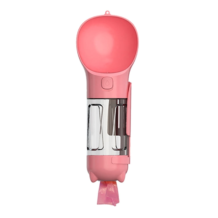 3 en 1 fuente de agua para perros al aire libre a prueba de fugas botella de bebida portátil para mascotas, 300ml, 300ml+Food Box, 500ml, 500ml+Food Box