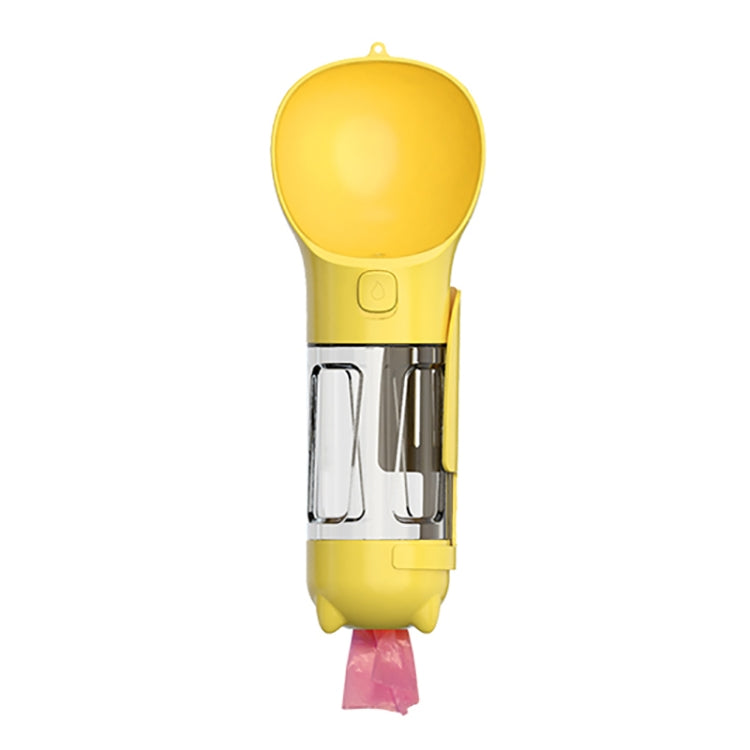 3 en 1 fuente de agua para perros al aire libre a prueba de fugas botella de bebida portátil para mascotas, 300ml, 300ml+Food Box, 500ml, 500ml+Food Box