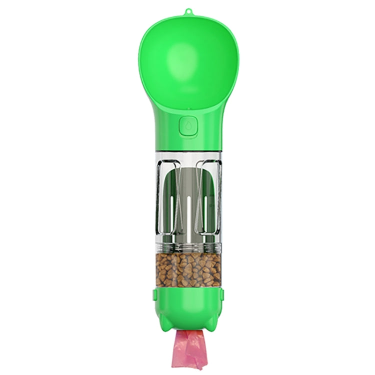 3 en 1 fuente de agua para perros al aire libre a prueba de fugas botella de bebida portátil para mascotas, 300ml, 300ml+Food Box, 500ml, 500ml+Food Box