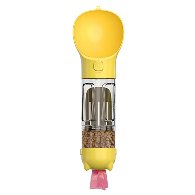 3 en 1 fuente de agua para perros al aire libre a prueba de fugas botella de bebida portátil para mascotas, 300ml, 300ml+Food Box, 500ml, 500ml+Food Box